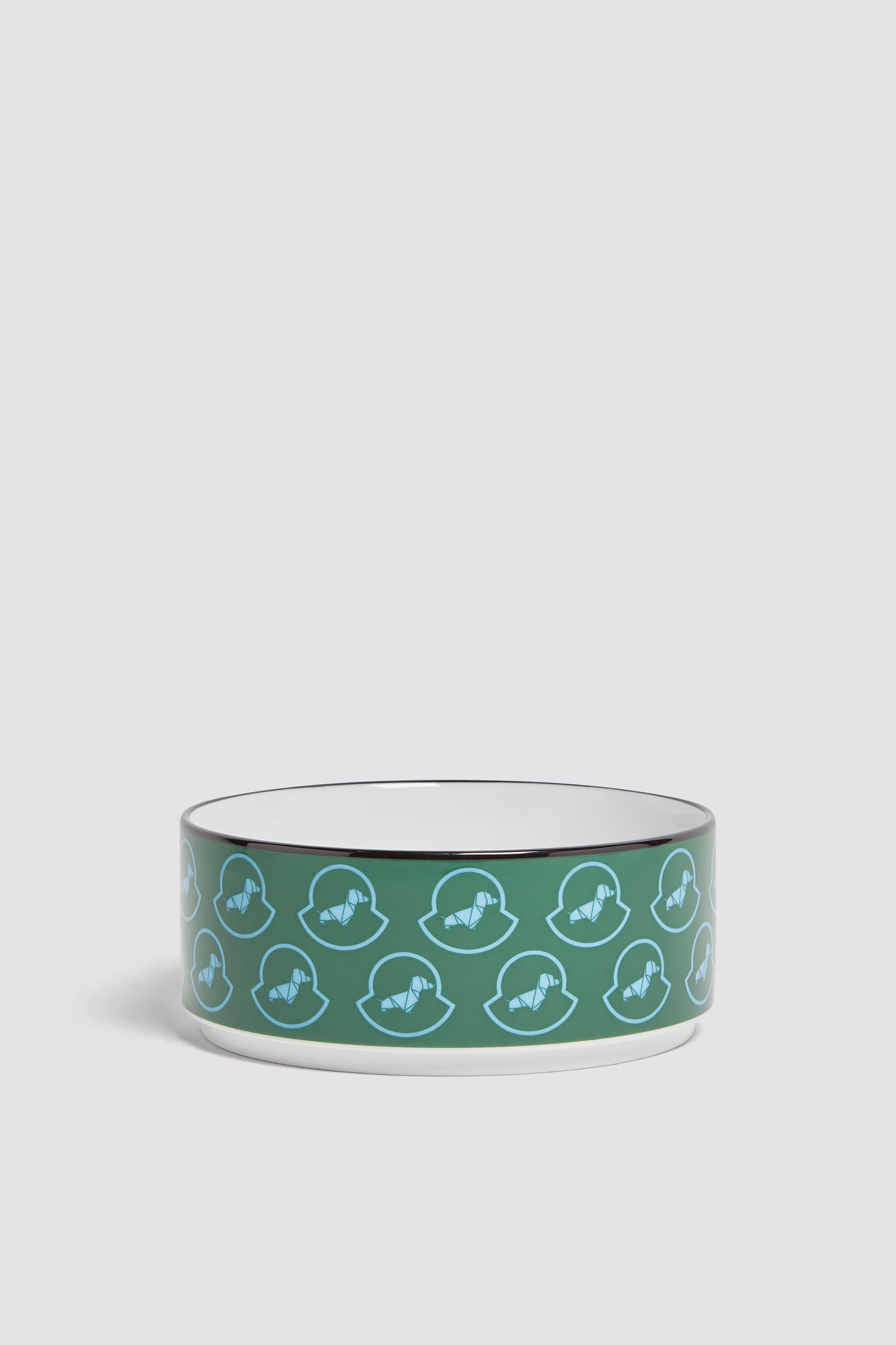 Porcelain Dog Bowl Gender Neutral Emerald Green Moncler 0